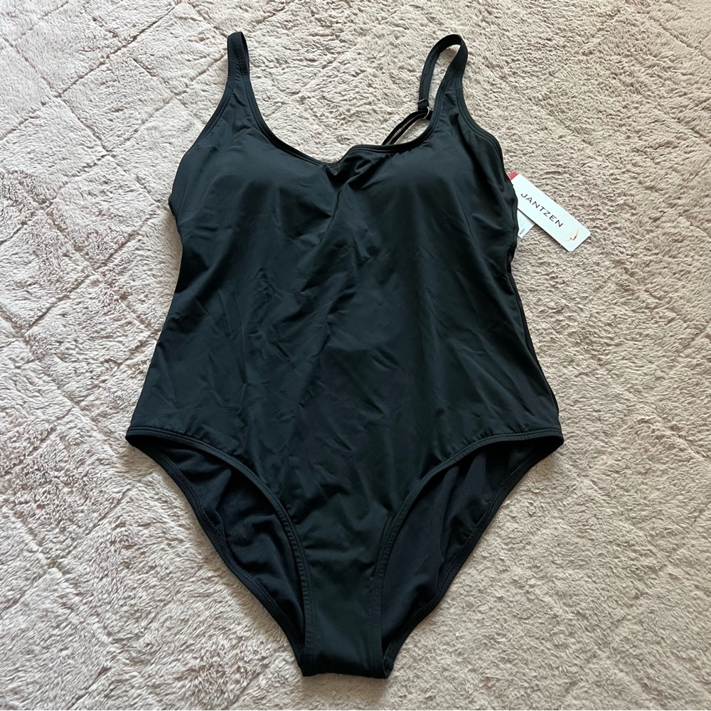 NWT Jantzen Tummy Control Swimsuit Summer Beach Vacation Swim Size 16